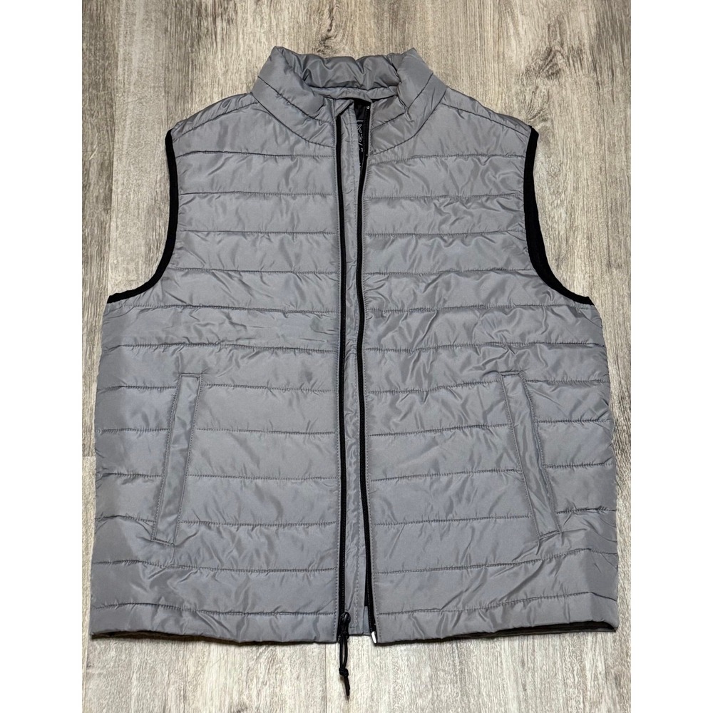 Gray Puffer‎ Vest Aeropostale Remix down men's size small